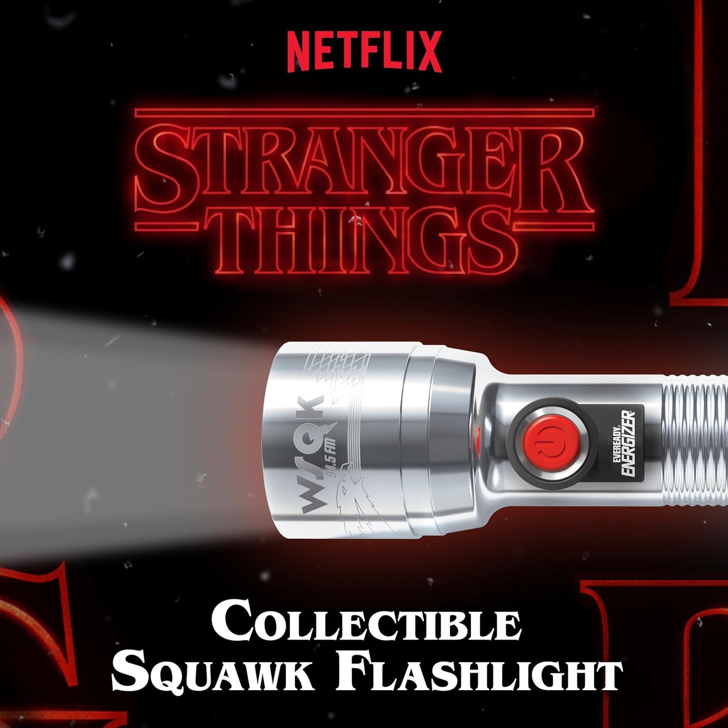 Energizer Stranger Things Flashlight Metallic Silver