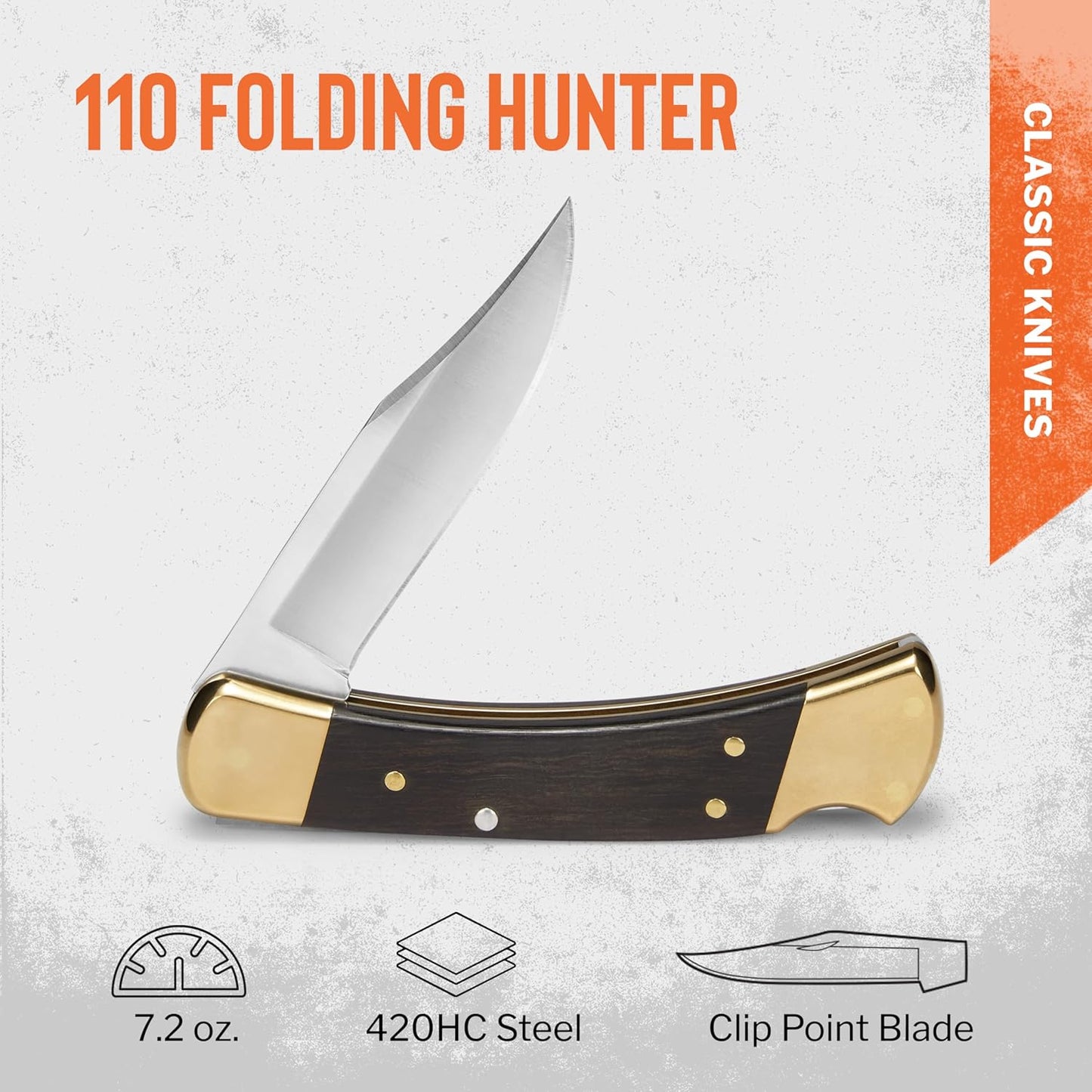 Buck Knives 110 Folding Hunter Lock-back Knife
