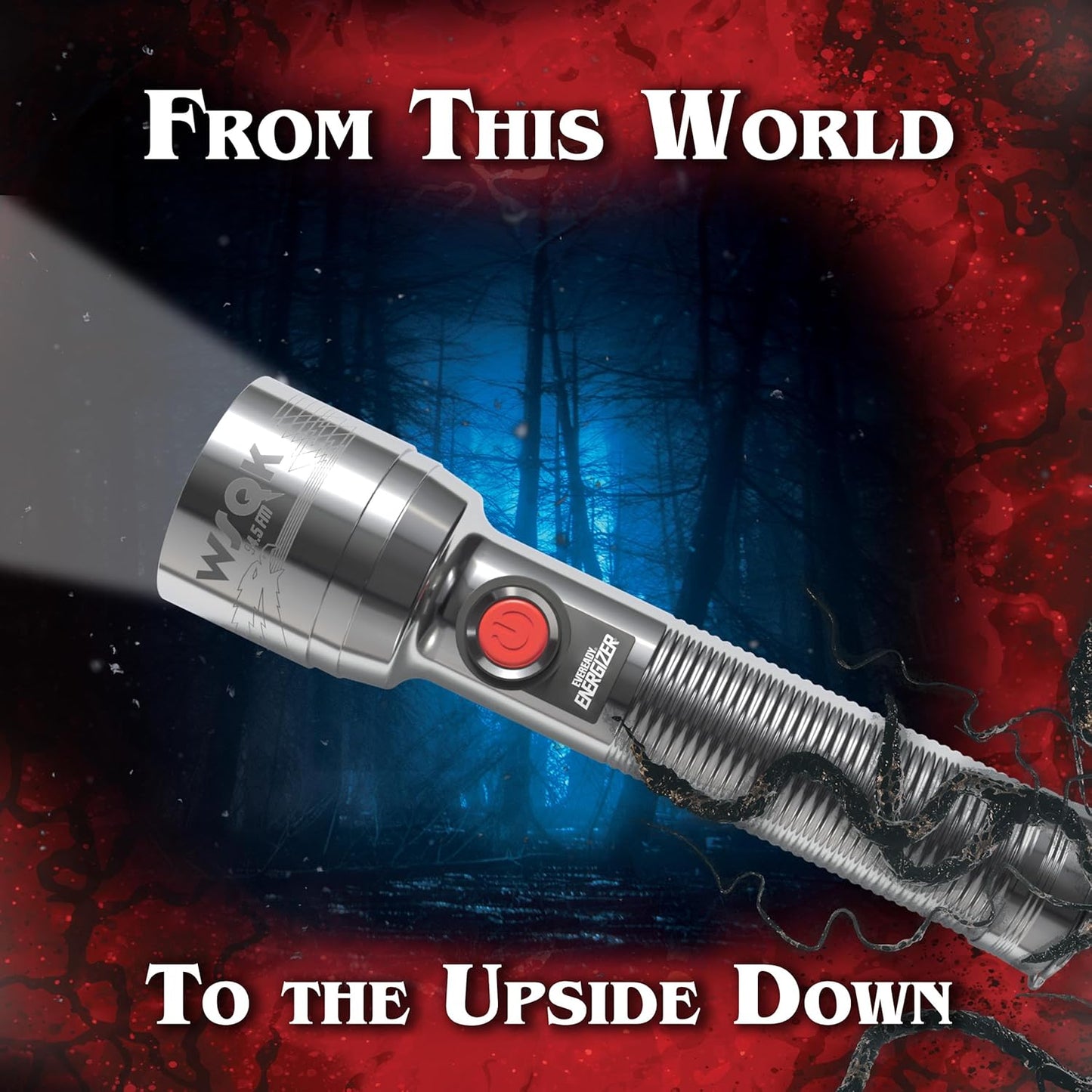 Energizer Stranger Things Flashlight Metallic Silver