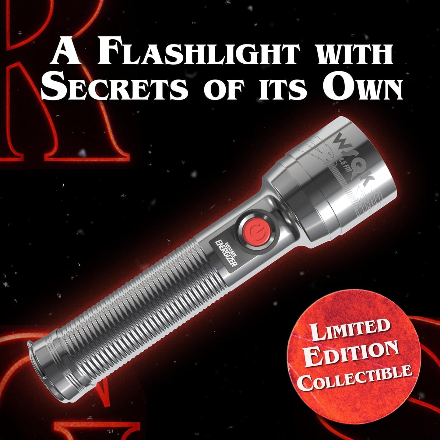 Energizer Stranger Things Flashlight Metallic Silver