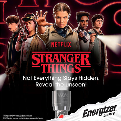 Energizer Stranger Things Flashlight Metallic Silver