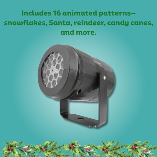 Christmas Projector Lights Lighting Atmosphere 3D Snow Landscape Lamp for Garden