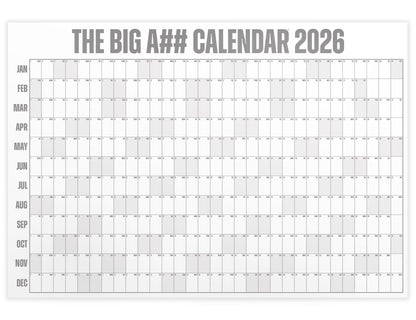 The Big A## Calendar