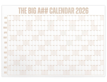 The Big A## Calendar