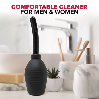 Touche Enema Bulb - Anal or Vaginal Douche for Men or Women - Medical Grade - Comfortable Cleaner - 10 Ounce