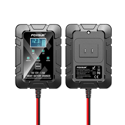 🔋🔥1A 6V/12V Smart Battery Charger