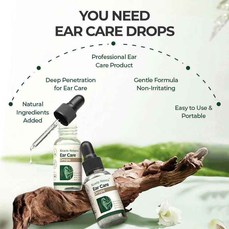 Ear Care Drops – Plant-Based Formula