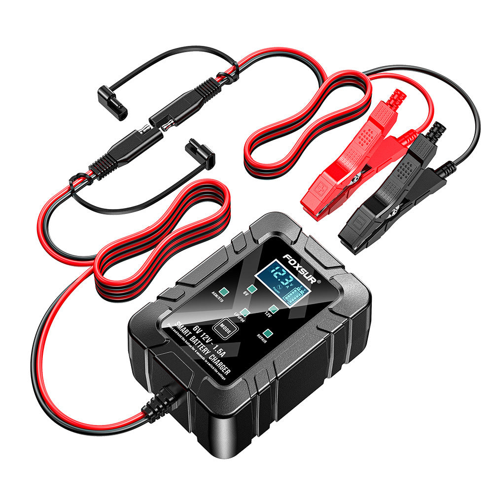 🔋🔥1A 6V/12V Smart Battery Charger