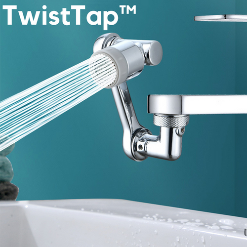 TwistTap™ - 1080 degree rotatable extension tap