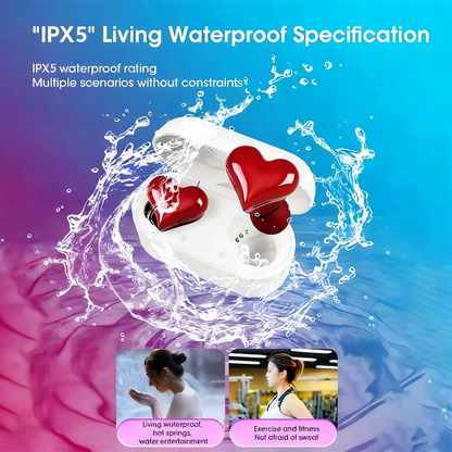 Heart-shaped Bluetooth Headset
