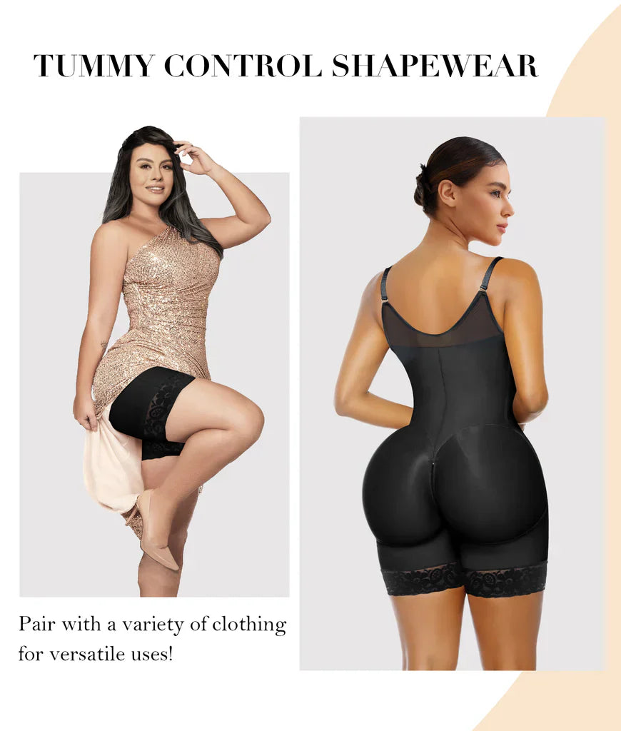 🔥LAST DAY SALE 40% OFF-🔥Shapewear for Women Tummy Control Butt Lifter Body Shaper with Zipper Crotch