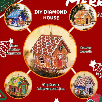 ✨Buy 2 Free Shipping🏠Gingerbread Snowman House Diamond Painting