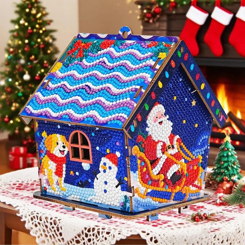 ✨Buy 2 Free Shipping🏠Gingerbread Snowman House Diamond Painting