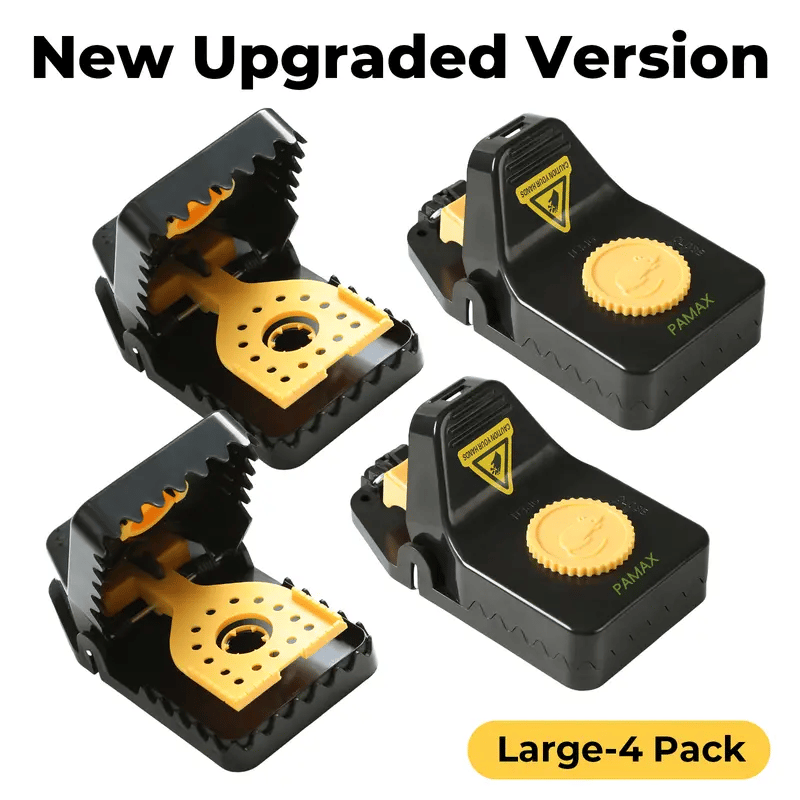 (4PCS)clips Mouse Glue Traps Mouse Rat Deterrent