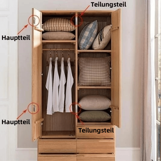 66 / 5,000 InvisiLock™ | Ultradünne, unsichtbare Schranktürmagnete (4er-Set)