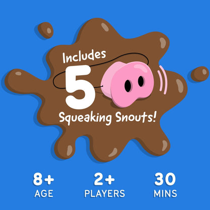 🔥LAST DAY 49% OFF🔥Snort Funny – The Oinkcredible You Laugh You Lose Party Game🐽