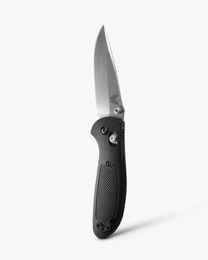 ⚡Last Day 60% OFF-🦋⚔️BM 556 Mini Griptilian Drop-Point EDC Tool – Black Grivory