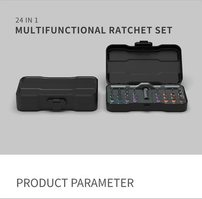 24-in-1 Ratchet Screwdriver Set – Multifunctional Household Tool Kit