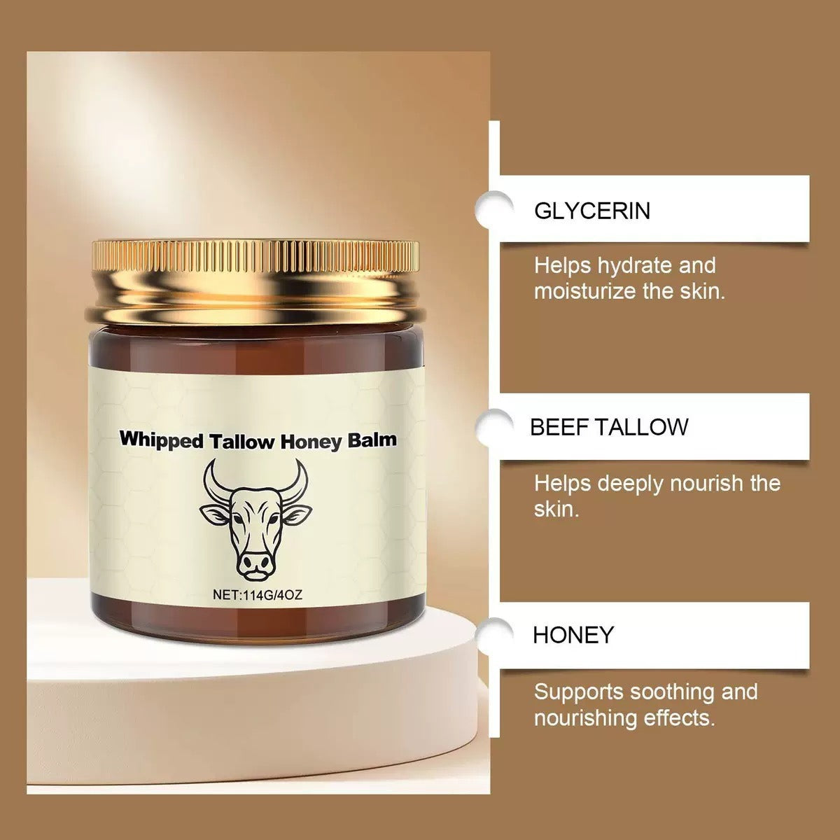 🔥Hot Sale 49% OFF -Whipped Tallow Honey Balm