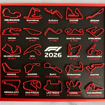 2026 F1 Calendar