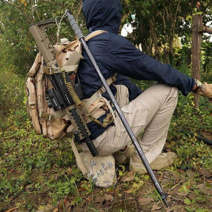 7-in-1 Tactical Trekking Stick – Ultimate Survival Gear for Hiking & Camping