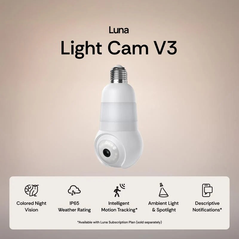 Light Bulb Cam V3 – Smarter. Safer. Simpler.