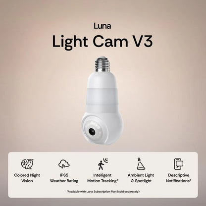 Light Bulb Cam V3 – Smarter. Safer. Simpler.