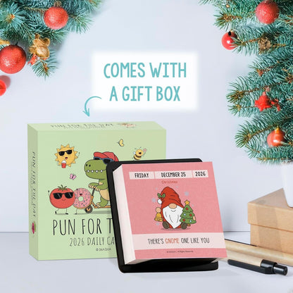2026 Funny Pun Flip Calendar