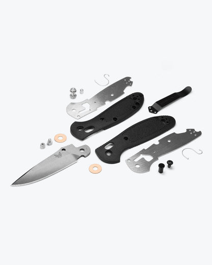 ⚡Last Day 60% OFF-🦋⚔️BM 556 Mini Griptilian Drop-Point EDC Tool – Black Grivory