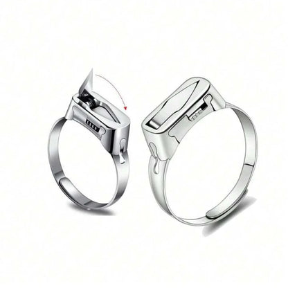 Stylish Stainless Steel Self Defense Ring