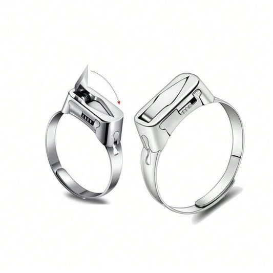 Stylish Stainless Steel Self Defense Ring